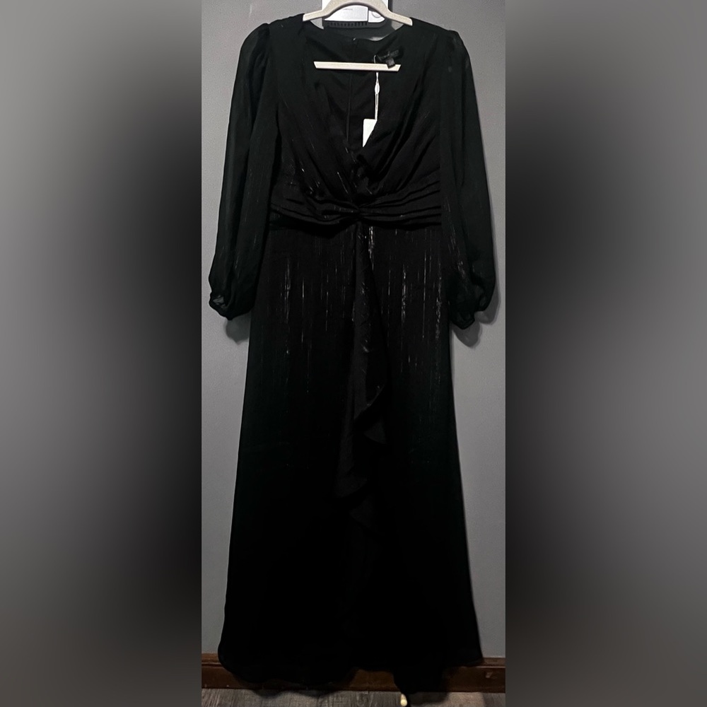 Ever Party Elegant Black Evening Dress